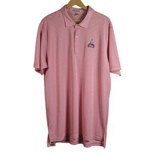 Peter Millar Mens Summer Comfort Polo Shirt Pink XXL US Congressional Open 2011